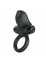 Черное эрекционное кольцо с вибрацией Adrien - Baile - в Коврове купить с доставкой