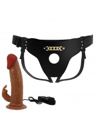 Мужской полый страпон с вибрацией Marion - Baile - купить с доставкой в Коврове