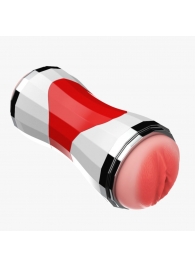 Двусторонний мастурбатор в колбе Power Grip Cup - вагина и ротик - Boys of Toys - в Коврове купить с доставкой