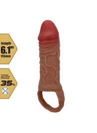 Реалистичная насадка на член Peirre - 15,5 см. - Baile - в Коврове купить с доставкой