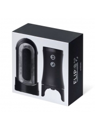 Набор Tenga Flip Zero Electronic Vibrotation: мастурбатор с вибрацией и устройство вращения - Tenga - в Коврове купить с доставкой