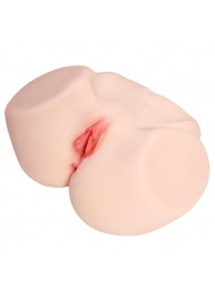 Мастурбатор-полуторс с двойным слоем материала Jenny Onahole Real Vagina - KOKOS - в Коврове купить с доставкой