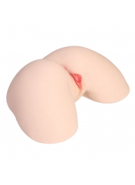 Мастурбатор-полуторс с двойным слоем материала Jenny Onahole Real Hips - KOKOS - в Коврове купить с доставкой