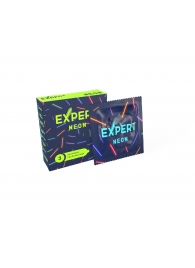Светящиеся в темноте презервативы Expert Neon - 3 шт. - Expert - купить с доставкой в Коврове