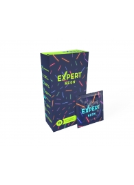 Светящиеся в темноте презервативы Expert Neon - 15 шт. - Expert - купить с доставкой в Коврове