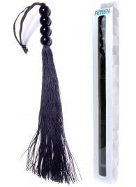 Черная силиконовая плеть - 37 см. - Boys of Toys - купить с доставкой в Коврове