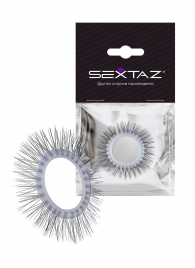 Круглое эрекционное кольцо с «ресничками» - Sextaz - в Коврове купить с доставкой