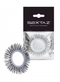 Круглое эрекционное кольцо с длинными «ресничками» - Sextaz - в Коврове купить с доставкой