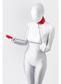 Красный ошейник с подкладкой из меха - ToyFa - купить с доставкой в Коврове