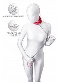 Красный ошейник с подкладкой из меха - ToyFa - купить с доставкой в Коврове