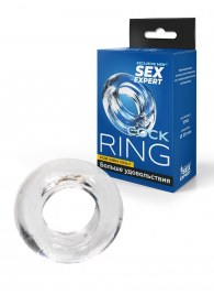 Прозрачное эрекционное кольцо-бублик - Sex Expert - в Коврове купить с доставкой