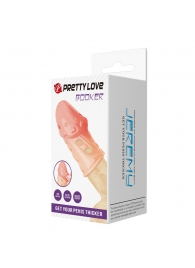 Телесная насадка на пенис Booker - 8 см. - Baile - в Коврове купить с доставкой