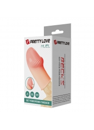 Телесная насадка на пенис Huel - 9 см. - Baile - в Коврове купить с доставкой