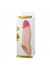 Телесная удлиняющая насадка на пенис Darnel - Baile - в Коврове купить с доставкой