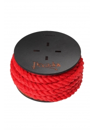 Красная веревка для шибари на катушке - 5 м. - Pecado - купить с доставкой в Коврове