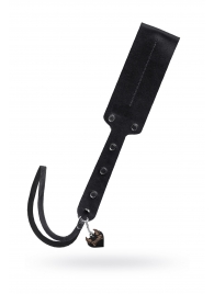 Черный кожаный пэддл - 32 см. - Pecado - купить с доставкой в Коврове