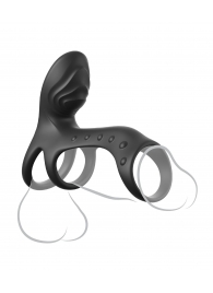 Черная насадка на пенис Ultimate Couples Cage Pro - Pipedream - в Коврове купить с доставкой