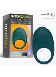 Зеленое интерактивное виброкольцо Ringo - Intoyou - в Коврове купить с доставкой