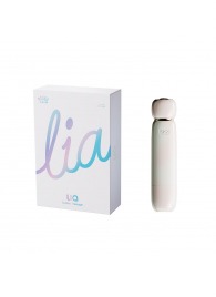 Бежевый вакуумный стимулятор клитора Lia - Zalo