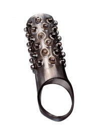 Дымчатая насадка на пенис с выпуклостями - 12 см. - Sex Expert - в Коврове купить с доставкой