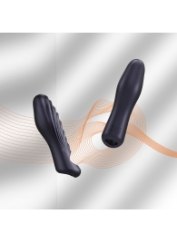 Сливовая силиконовая насадка на пенис с подхватом Manwan Ryzer - Manwan - в Коврове купить с доставкой