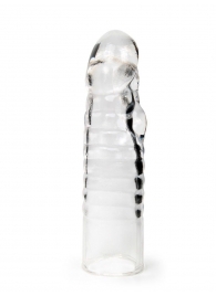 Прозрачная закрытая насадка на член - 15 см. - Sex Expert - в Коврове купить с доставкой