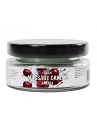 Массажная свеча «Спелая вишня» - 50 мл. - SGAN - купить с доставкой в Коврове