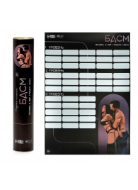 Плакат для двоих со скретч-слоем «БДСМ» - Сима-Ленд - купить с доставкой в Коврове