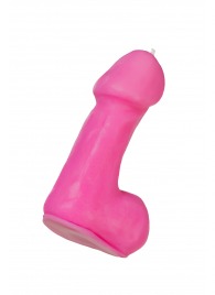 Розовая свеча в форме пениса - 47 гр. - Pecado - купить с доставкой в Коврове