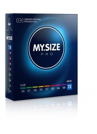Презервативы MY.SIZE размер 72 - 3 шт. - My.Size - купить с доставкой в Коврове