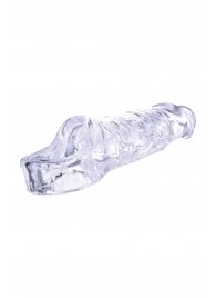 Прозрачная насадка-удлинитель Length Enhancer с подхватом - 16 см. - NMC - в Коврове купить с доставкой