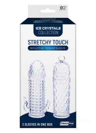Набор из 2 прозрачных насадок на член Seductive Tickler Sleeves Set - NMC - в Коврове купить с доставкой