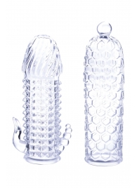 Набор из 2 прозрачных насадок на член Seductive Tickler Sleeves Set - NMC - в Коврове купить с доставкой