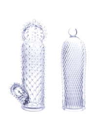 Набор из 2 прозрачных насадок на член Seductive Tickler Sleeves - NMC - в Коврове купить с доставкой