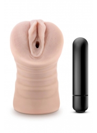 Телесный мастурбатор-вагина Ayumi с вибрацией - Blush Novelties - в Коврове купить с доставкой