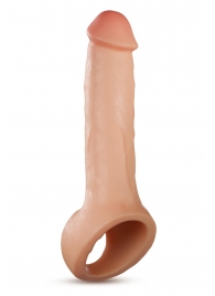 Телесная насадка-удлинитель Thrive 8.75 Inch Realistic Penis Extender Sleeve - 22,2 см. - Blush Novelties - в Коврове купить с доставкой