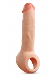 Телесная насадка-удлинитель Thrive 8.75 Inch Realistic Penis Extender Sleeve - 22,2 см. - Blush Novelties - в Коврове купить с доставкой