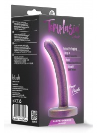 Фиолетовая насадка с гладкой поверхностью Surrender 4.75 Inch Beginner Pegging Dildo - 12 см. - Blush Novelties - купить с доставкой в Коврове