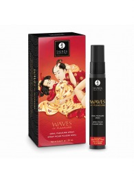 Оральный спрей Waves of Pleasure с ароматом клубники и шампанского - 20 мл. - Shunga - купить с доставкой в Коврове