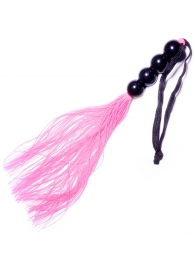 Розовая силиконовая плеть - 35,5 см. - Boys of Toys - купить с доставкой в Коврове