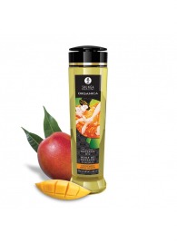 Массажное масло для тела Luscious Mango с ароматом манго - 240 мл. - Shunga - купить с доставкой в Коврове