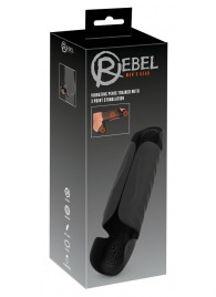 Черный вибромастурбатор с трехточечной стимуляцией Penis Trainer with 3 Point Stimulation - Orion - в Коврове купить с доставкой