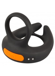 Черный вибростимулятор мошонки RC Scrotum Stimulator with Vibration - Orion - в Коврове купить с доставкой