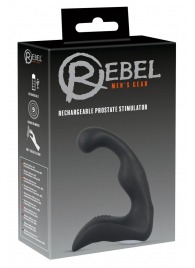 Черный перезаряжаемый стимулятор простаты с вибрацией - 14,6 см. - Orion - в Коврове купить с доставкой