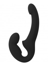 Черный безремневой страпон Share Lite - Fun Factory - купить с доставкой в Коврове