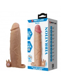 Телесная насадка на пенис Xerxes - 22 см. - Baile - в Коврове купить с доставкой