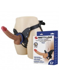 Поясной страпон Wells: трусики в форме бабочки и фаллоимитатор-насадка - Baile - купить с доставкой в Коврове