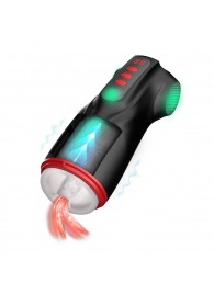 Интерактивный мастурбатор Raven с вакуумом, вибрацией и подсветкой - Shots Media BV - в Коврове купить с доставкой