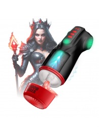 Интерактивный мастурбатор Raven с вакуумом, вибрацией и подсветкой - Shots Media BV - в Коврове купить с доставкой