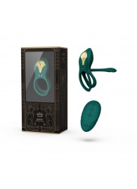 Зеленое эрекционное виброкольцо Bayek с пультом ДУ - Zalo - в Коврове купить с доставкой